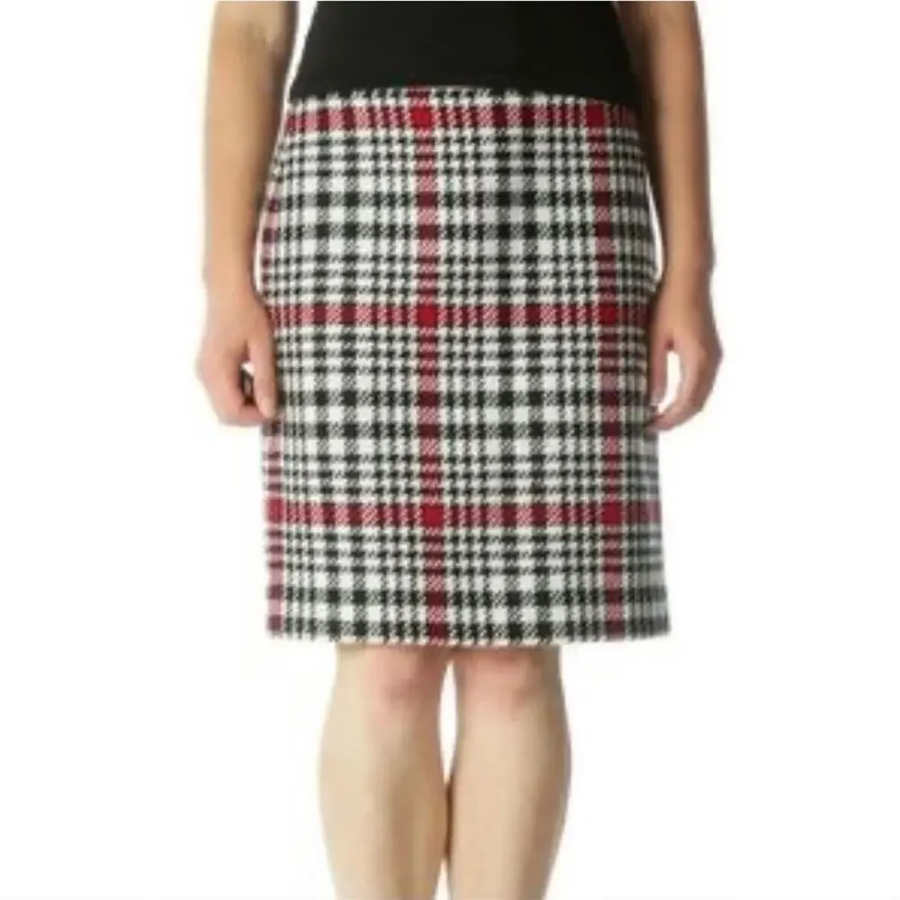 Talbots plaid wool